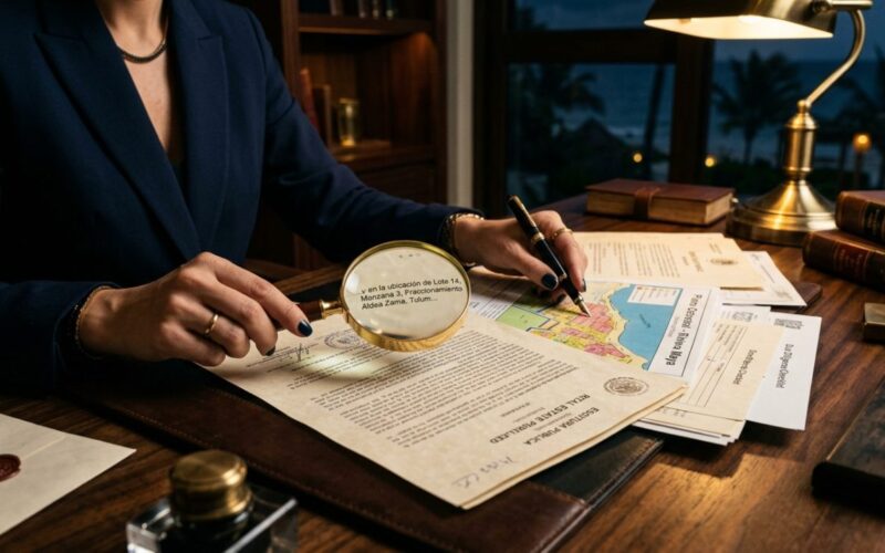 Due diligence inmobiliario antes de comprar en la Riviera Maya