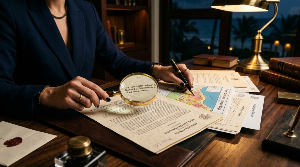 Due diligence inmobiliario antes de comprar en la Riviera Maya